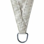 Perel voile d'ombrage triangulaire 3, 6 m couleur cr�me gss3360