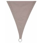 Perel voile d'ombrage triangulaire 3, 6 m couleur taupe gss3360ta