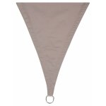 Perel voile d'ombrage triangulaire 5 m couleur taupe gss3500ta
