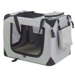 @pet caisse pour chiens nylon 70 x 52 x 50 cm gris