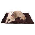 @pet couverture pour chiens deluxe 122 x 80 cm marron