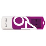Philips clé usb 2. 0 vivid 64 go blanc et violet Philips clé usb 2. 0 vivid 64 go blanc et violet