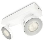 Philips myliving plafonnier led clockwork 2 x 4, 5 w blanc 531723116