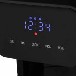 Princess cafetire deluxe black steel 1, 5 l 900 w noir