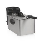 Princess friteuse 4 l 2000 w argent