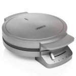 Princess gaufrier deluxe 5 gaufres 1200 w argent et noir