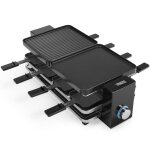 Princess gril  raclette piano 8 1200 w noir