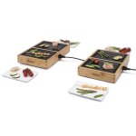 Princess gril de table chef dinner4all pure 840 w m�tal et bambou