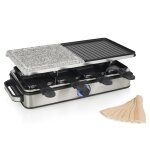 Princess grill  raclette et pierre pour 8 personnes deluxe 1400 w
