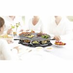 Princess grill  raclette en pierre ovale 8 personnes 1200 w 162720
