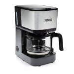 Princess machine à café à filtre compact 8 600 w 0, 75l noir et argenté Princess machine à café à filtre compact 8 600 w 0, 75l noir et argenté