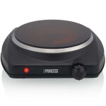 Princess plaque de cuisson vitrocéramique 1200 w noir Princess plaque de cuisson vitrocéramique 1200 w noir