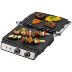 Proficook gril de contact 2000 w argent pc - kg 1029