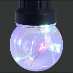 Progarden ensemble d'clairage  led de fte de jardin 50 led