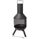 Progarden foyer avec chemin�e m�tal 116 cm