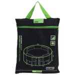 Progarden housse pour ensemble de jardin rond 180x115 cm noir