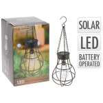 Progarden lampe à ampoule solaire métal avec 10 led Progarden lampe à ampoule solaire métal avec 10 led