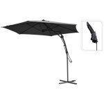Progarden parasol suspendu gris fonc 300 cm