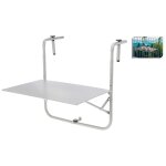 Progarden table de balcon gris mat Progarden table de balcon gris mat