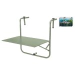 Progarden table de balcon vert clair mat Progarden table de balcon vert clair mat