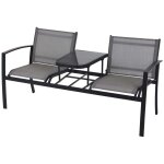 Progarden table et banc de jardin  deux places