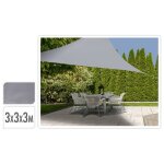 Progarden toile d'ombrage 3x3x3 m gris triangle