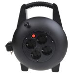 Proplus enrouleur de cble 10 m schuko  4 voies