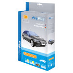 Proplus housse de toit de voiture xl 390x156x60 cm bleu fonc