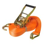 Proplus sangle d'arrimage  cliquet + 2 crochets 8 m 5000 kg