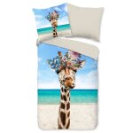 Pure housse de couette cool giraffe 135x200 cm Pure housse de couette cool giraffe 135x200 cm