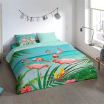 Pure housse de couette flamingo 140x200 / 220 cm Pure housse de couette flamingo 140x200 / 220 cm
