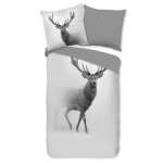 Pure housse de couette grey deer 135x200 cm Pure housse de couette grey deer 135x200 cm