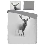 Pure housse de couette grey deer 240x200 / 220 cm Pure housse de couette grey deer 240x200 / 220 cm