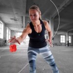 Pure2improve balle de raction rouge p2i200560