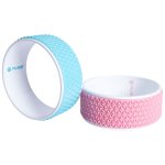 Pure2improve roue de yoga 34 cm bleu et blanc