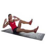Pure2improve tapis d'exercice 182 x 61 cm noir p2i290000