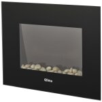 Qlima chauffage lectrique avec effet de flamme efe 2018 1800 w noir