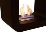 Qlima chemine carre  l'thanol 42 x 23 x 42 cm ffb 4242