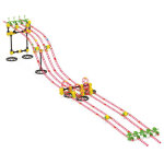 Quercetti ensemble de circuit  billes jelle's marble league 228 pcs