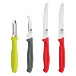 Richardson sheffield ensemble de couteaux de tomates et plucheur 4pcs