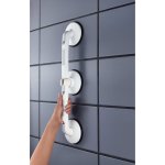 Ridder barre d'appui angulaire  ventouse premium blanc