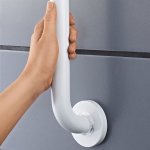 Ridder barre d'appui de sécurité 45 cm aluminium blanc a00145101 Ridder barre d'appui de sécurité 45 cm aluminium blanc a00145101