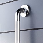 Ridder barre d'appui de sécurité 45 cm inox chromé a0014511 Ridder barre d'appui de sécurité 45 cm inox chromé a0014511