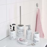Ridder brosse de toilette avec porte - brosse de toilette toscana blanc