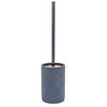 Ridder brosse de toilette avec support gris ciment