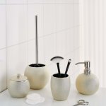 Ridder brosse de toilette avec support lucida dor