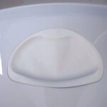 Ridder coussin de bain en caoutchouc blanc 68601
