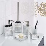 Ridder distributeur de savon brick argent