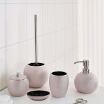Ridder distributeur de savon lucida rose ple