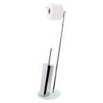 Ridder ensemble de brosse de toilette 2 en 1 brisbane blanc